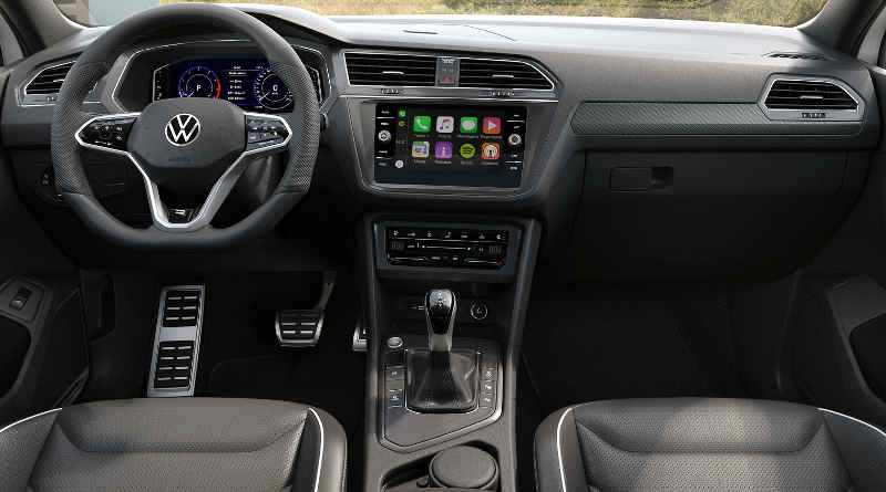 Volkswagen/Divulgação Foto do painel do Volks Tiguan Allspace R-Line