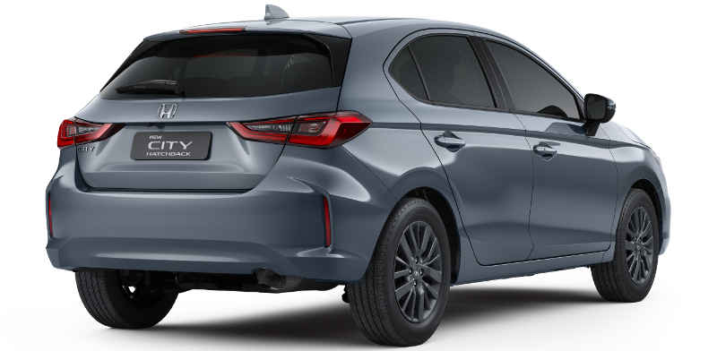 Honda/Divulgação Foto do Honda City EX hatch 2024, com câmbio CVT