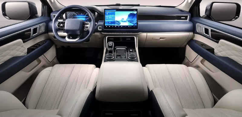 Foton/Divulgação Foto do painel da picape Foton Tunland V7