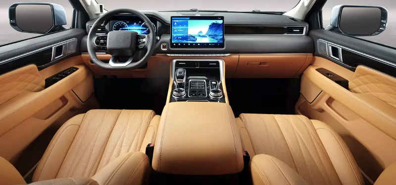 Foton/Divulgação Foto do painel da picape Foton Tunland V9