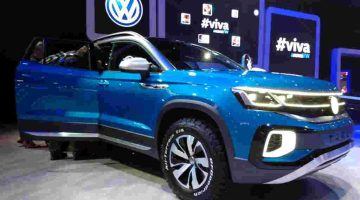 Foto de capa da picape Volkswagen Tarok exibida no Salão Automóvel de São Paulo em 2018