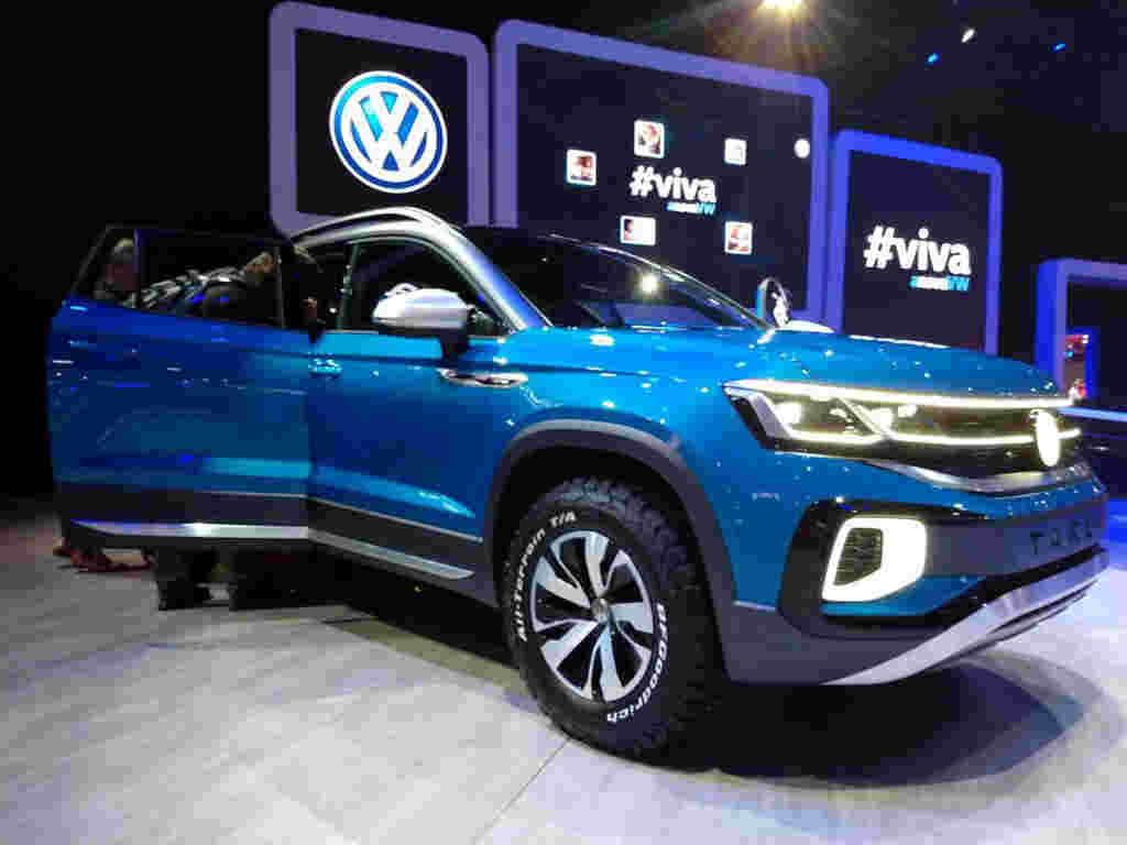 Foto de capa da picape Volkswagen Tarok exibida no Salão Automóvel de São Paulo em 2018
