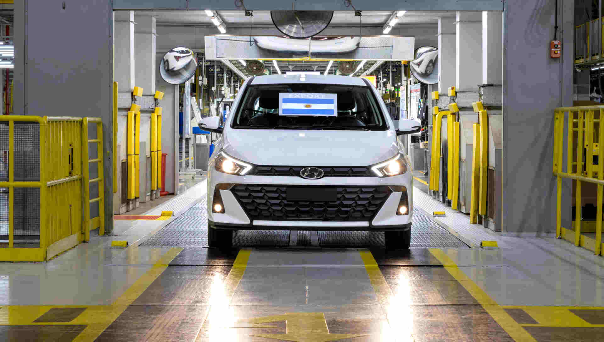 Foto de capa do Hyundai HB20 exportado para a Argentina