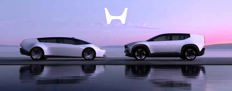 Honda/Divulgação Foto dos protótipos Honda 0 Saloon e Honda 0 SUV