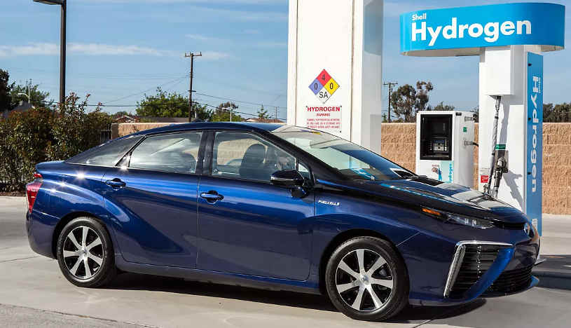 Toyota/Divulgação Foto do Toyota Mirai movido à hidrogênio