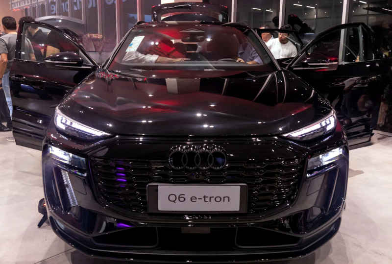 Foto do Audi Q6 E-tron na concessionária Audi Belo Horizonte