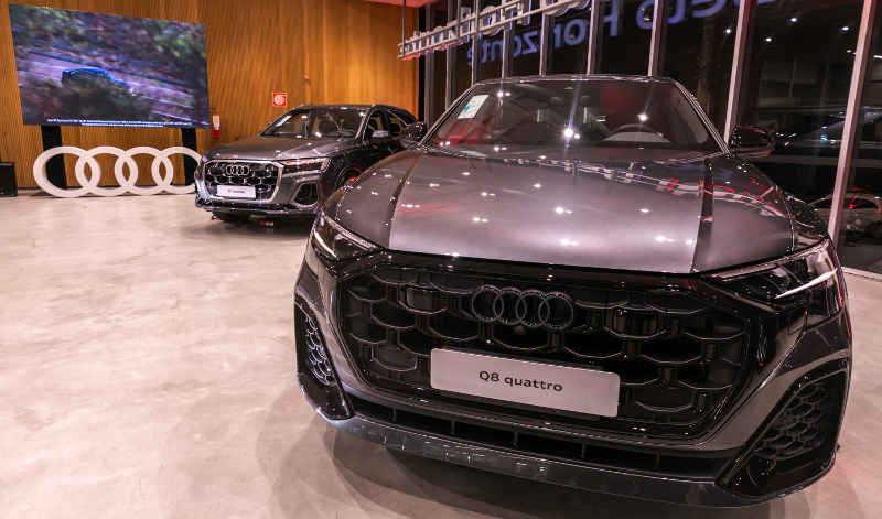 Foto do Audi Q8 na concessionária Audi Belo Horizonte