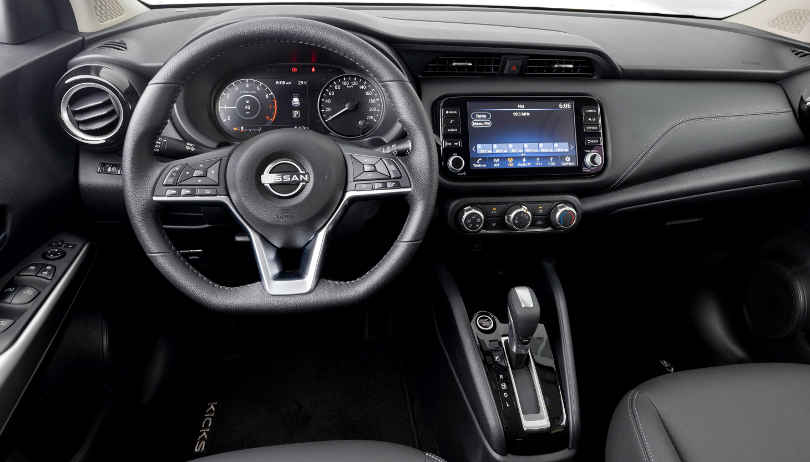 Nissan/Divulgação Foto do painel do Nissan Kicks Play Advance Plus 2025