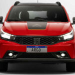 Foto dos faróis em LED do Fiat Argo Trekking CVT 2026