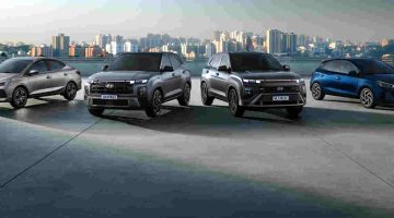 Foto de capa dos modelos Hyundai HB20, HB20S e Creta 2026