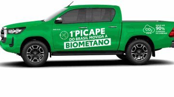 Foto de capa da picape Toyota Hilux Biometano