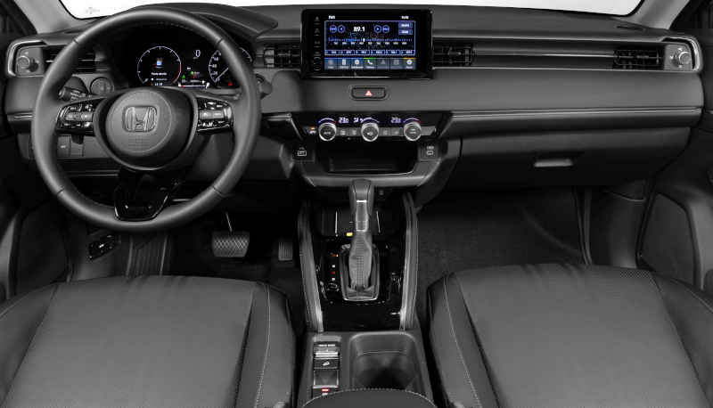 Honda/Divulgação Foto do painel do Honda HR-V Touring 2026
