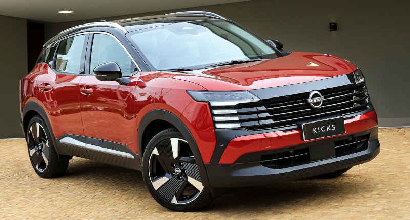 Foto do novo Nissan Kicks Platinum 2026