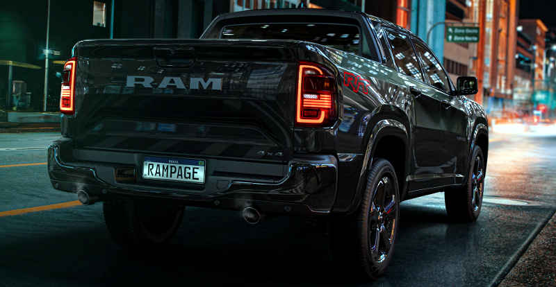 Ram/Divulgação Foto da Ram Rampage 2026 na versão R/T