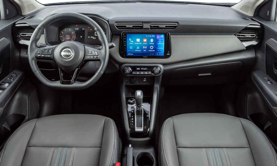 Nissan/Divulgação Foto do painel do Nissan Kait Exclusive 2026