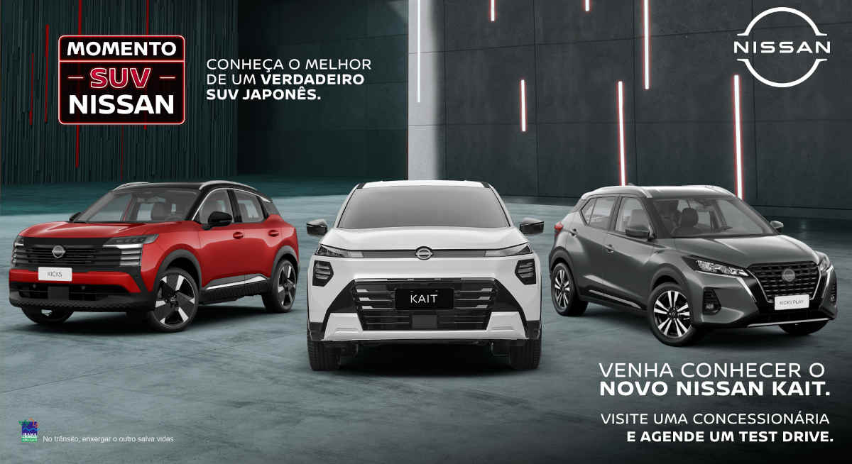 Arte da ação de vendas Momento SUV Nissan