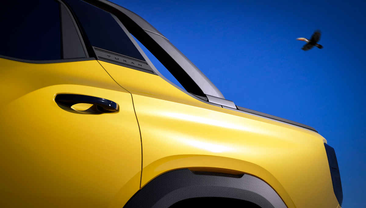 Foto da nova picape Volkswagen Tukan