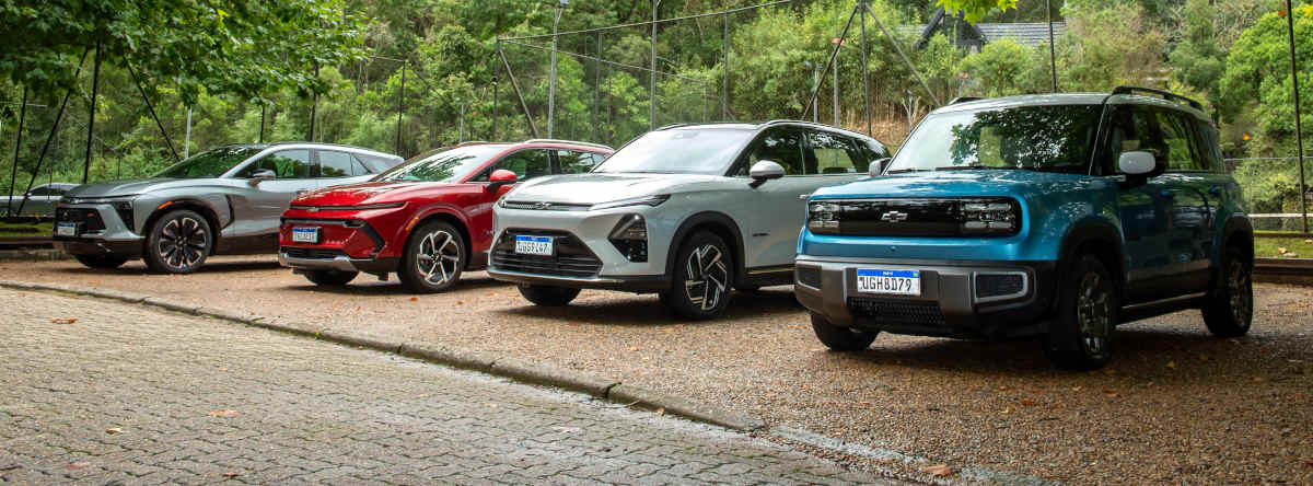 Foto dos SUVs elétricos da Chevrolet