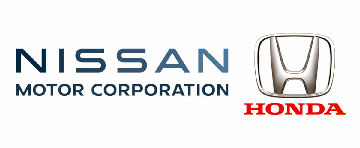 Logos da Honda e da Nissan