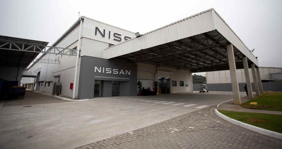 Foto do novo Centro Integrado de Engenharia e Qualidade da Nissan Brasil