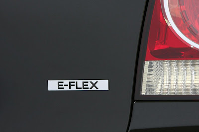 Logo na traseira do Polo E-Flex